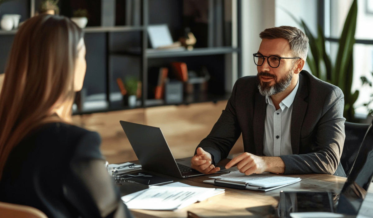 Business Representative Sitting